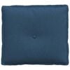 vidaXL Cuscino per Schiena Blu 50 x 19 x 45 cm Tessuto
