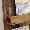 vidaXL Scaffale per riviste Legno vecchio 51 x 11 x 102 cm