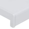 vidaXL Soglia della Finestra Bianco 120 x 10 x 4,5 cm PVC