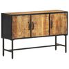 vidaXL Credenza 110x30x70 cm in Legno di Mango Grezzo