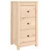 vidaXL Credenza 40x35x80 cm in Legno Massello di Pino