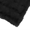 vidaXL Coperta in Pelliccia di Coniglio Finta Nero 150 x 220 cm