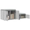 vidaXL Armadio 2 pcs Grigio Sonoma 127 x 41 x 40 cm Legno multistrato