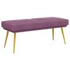 vidaXL Panchina a doppio strato Viola 120 x 45 x 46 cm Velluto