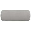 vidaXL Cuscini a rullo 2 pcs Grigio chiaro Ø 25 x 70 cm