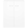 vidaXL Credenza Bianca 60x30x75 cm in Legno Multistrato