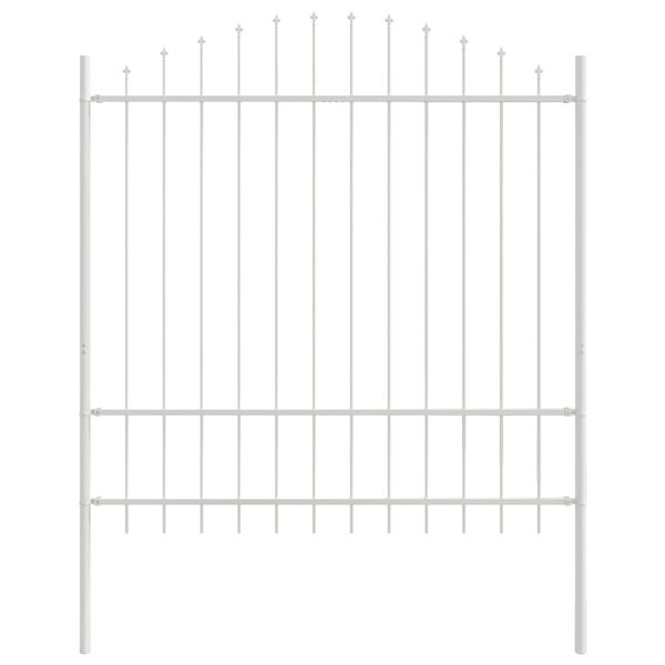 vidaXL Recinzione per Giardino Bianco 170 x 215 cm