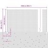 vidaXL Recinzione con Posto Grigio 1,5 x 25 m Acciaio