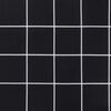 vidaXL Cuscini per Sedia 4 pz Motivo a Quadri Nero 50x50x4cm Tessuto