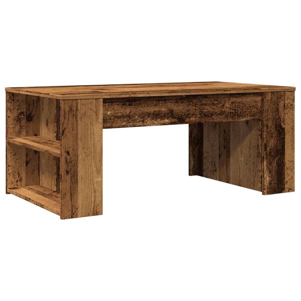 vidaXL Tavolino da Salotto Legno Antico 102x55x42 cm Legno Multistrato