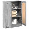 vidaXL Libreria Grigio Sonoma 82,5x30,5x115 cm in Legno Multistrato