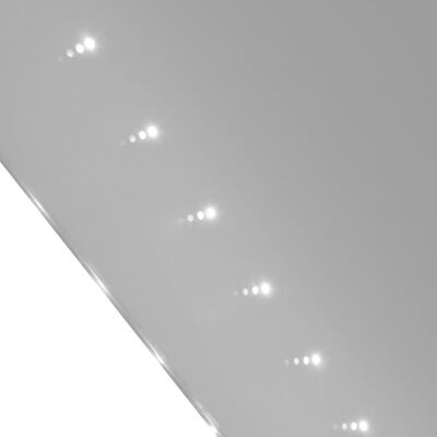 vidaXL Specchio da Bagno con Luci a LED 50 x 60 cm (L x A)