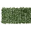 vidaXL Paravento da Balcone con Foglie Verde Scuro 200x75 cm