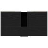 vidaXL Mobile da Bagno Rovere Nero 60 x 32 x 54 cm Legno multistrato