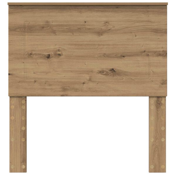 vidaXL Testiera Rovere artigianale 75 cm Legno multistrato