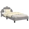 vidaXL Struttura letto bambini con testata Grigio Chiaro 80 x 200 cm