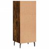 vidaXL Credenza Rovere Fumo 34,5x32,5x90 cm in Legno Multistrato