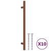 vidaXL Maniglie per Mobili 10 pz Bronzo 192 mm in Acciaio Inox