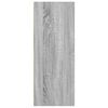 vidaXL Libreria Grigio Sonoma 40x30x77 cm in Legno Multistrato
