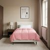 vidaXL Piumone Completo Annuale Rosa 155 x 220 cm Microfibra