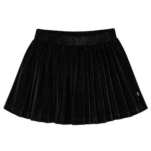 Gonna Plissettata da Bambina con Lurex Nero 92