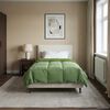 vidaXL Duvet Invernale Trapuntato Verde 135 x 200 cm Microfibra