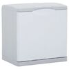 vidaXL Contenitore Raccolta Differenziata Bianco 20L 40x30x40 cm