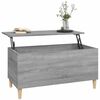 vidaXL Tavolino Salotto Grigio Sonoma 90x44,5x45 cm Legno Multistrato