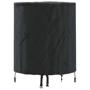 vidaXL Copertura Tavolo 62 x 62 x 70 cm Tessuto Rotondo Impermeabile