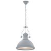 vidaXL Lampadario Grigio Rotondo E27