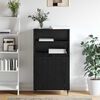 vidaXL Credenza Nero 60 x 36 x 110 cm Legno multistrato