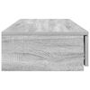 vidaXL Cassetti per letto Grigio Sonoma 120 x 36,5 x 16,5 cm