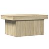vidaXL Tavolino da Salotto Rovere Sonoma 80x55x40 cm Legno Multistrato