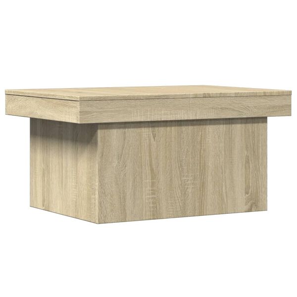 vidaXL Tavolino da Salotto Rovere Sonoma 80x55x40 cm Legno Multistrato