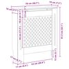 vidaXL Copertura per Radiatore in MDF 78 cm