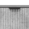 vidaXL Credenza Grigio cemento 69,5 x 33 x 82 cm Legno multistrato