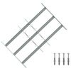 vidaXL Griglia di Sicurezza per Finestra con 3 Traversine 3 pcs