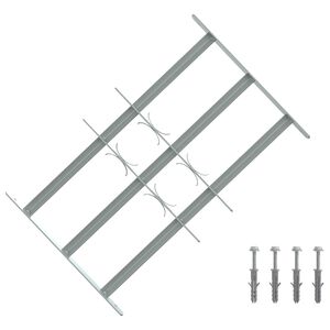 vidaXL Griglia di Sicurezza per Finestra con 3 Traversine 3 pcs