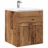 vidaXL Mobile da Bagno Legno Antico 41x38,5x46 cm in Truciolato