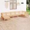 vidaXL Set Salotto da Giardino 7 pz in Legno Massello di Pino