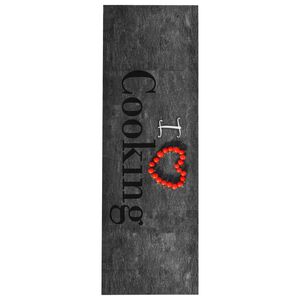 vidaXL Tappetino da Cucina Lavabile Cooking 45x150 cm