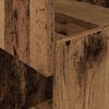 vidaXL Mobile angolare Legno vecchio 25,5x25x102cm Legno multistrato