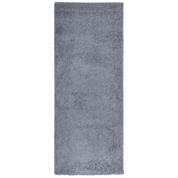 vidaXL Tappeto Shaggy PAMPLONA a Pelo Lungo Moderno Blu 80x200 cm