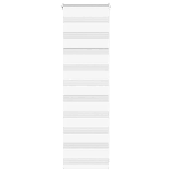 vidaXL Tenda a Rullo Zebra Larghezza Tessuto 40,9 cm Poliestere