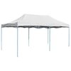 vidaXL Gazebo Professionale Pieghevole 3x6 m Acciaio Bianco