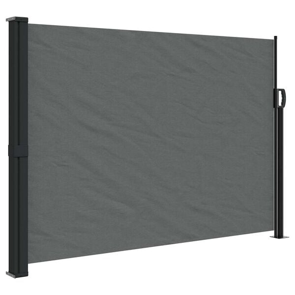 vidaXL Tenda da sole laterale retrattile antracite 140x500 cm