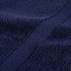 vidaXL Asciugamano per Ospiti SOLUND Blu navy Cotone