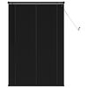 vidaXL Tenda Veneziana Nero 150 x 100 cm 25 mm PVC