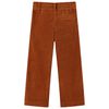 Pantaloni per Bambini in Velluto a Coste Cognac 116
