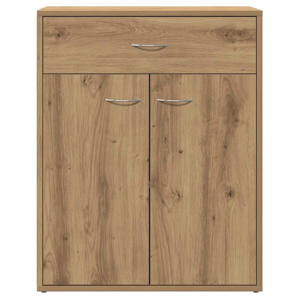 vidaXL Credenza Rovere Artigianale 60x30x75 cm in Legno Multistrato